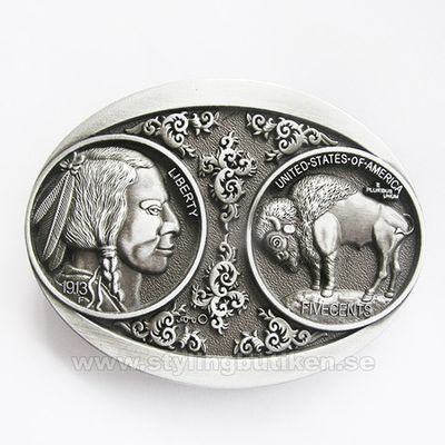 Bältespänne "Five Cents"