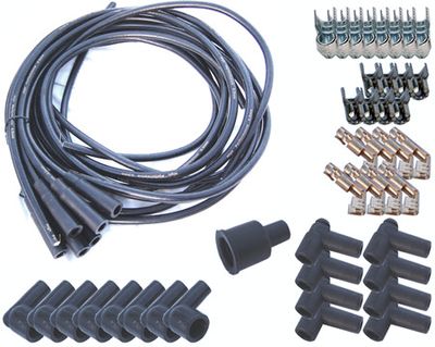 Tändkabelsats SILIKON 8.5mm 180° (rak)