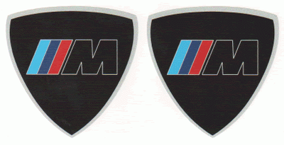 "M" 65x65mm 2-PACK