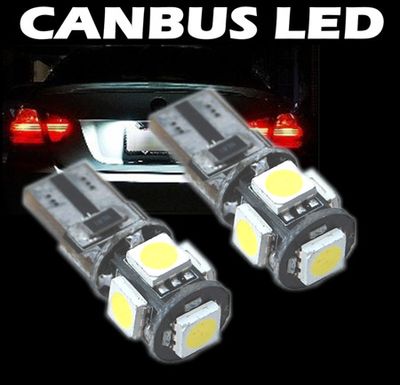 2-PACK T10 5xSMD CANBUS-LED