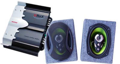 URoX 6x9" högtalare + lådor + BXD502