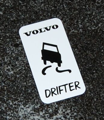 "Skattemärke" Volvo Drifter