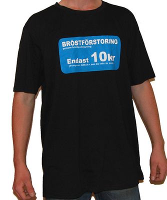 T-shirt "Bröstförstoring"