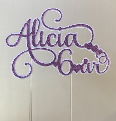 Caketopper Swirl Alicia