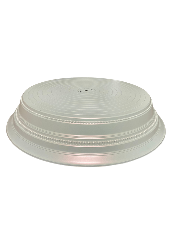 Hyr Runt Tårtfat 35 cm — silver, guld eller pearl white