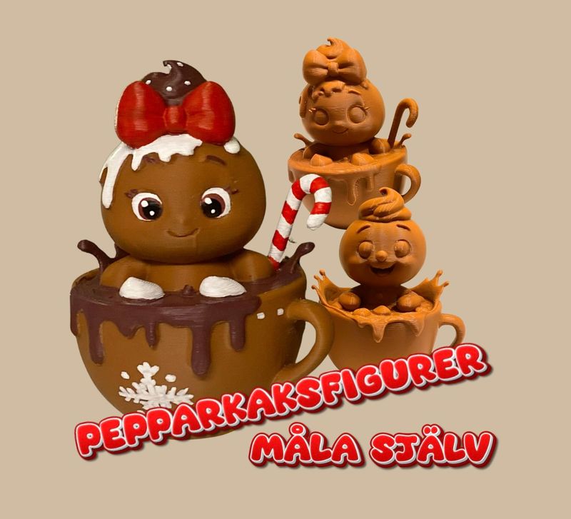 Pepparkaksfigur i kopp