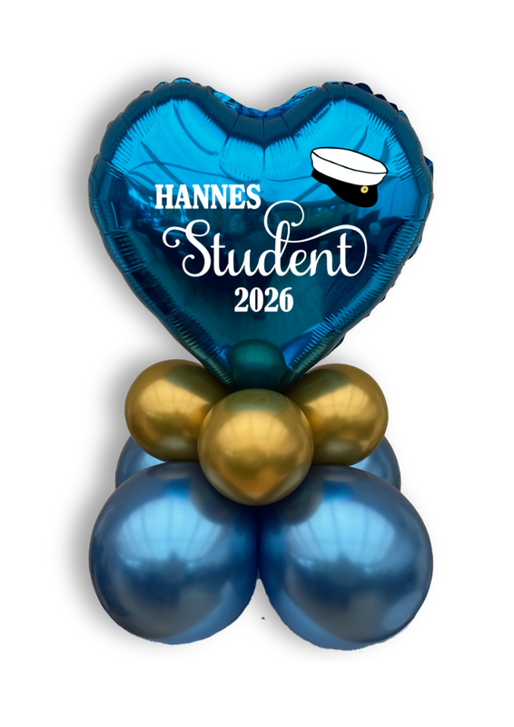 Ballongdekor Student 2026 ”Hannes”