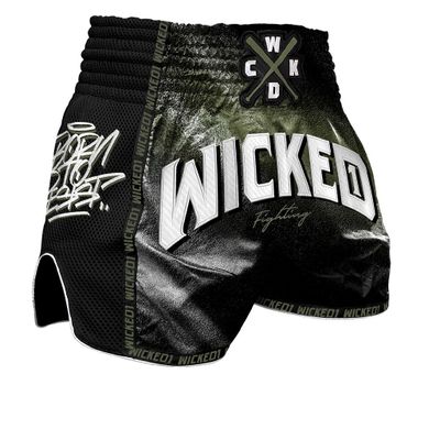 Spraying Muaythai Shorts