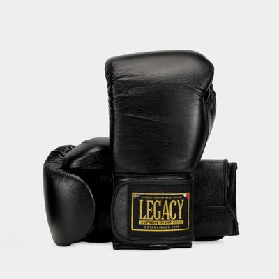 Hybrid Pro Muay Thai Boxningshandskar Svart
