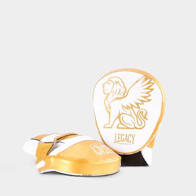 Supreme Focus Mitts Gold/White