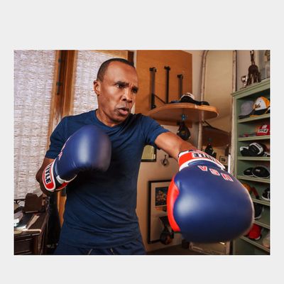 Sugar Ray Leonard 1976 Montreal Special Edition Leather Training Gloves