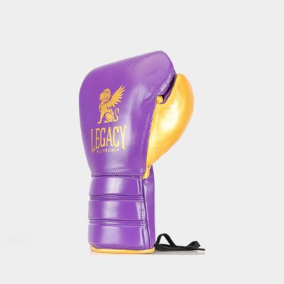 X75 Elite Boxningshandskar – Lila/Guld
