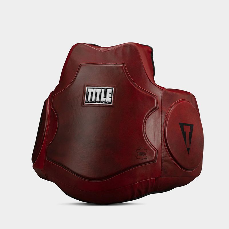 Blood Red Leather Body Protector