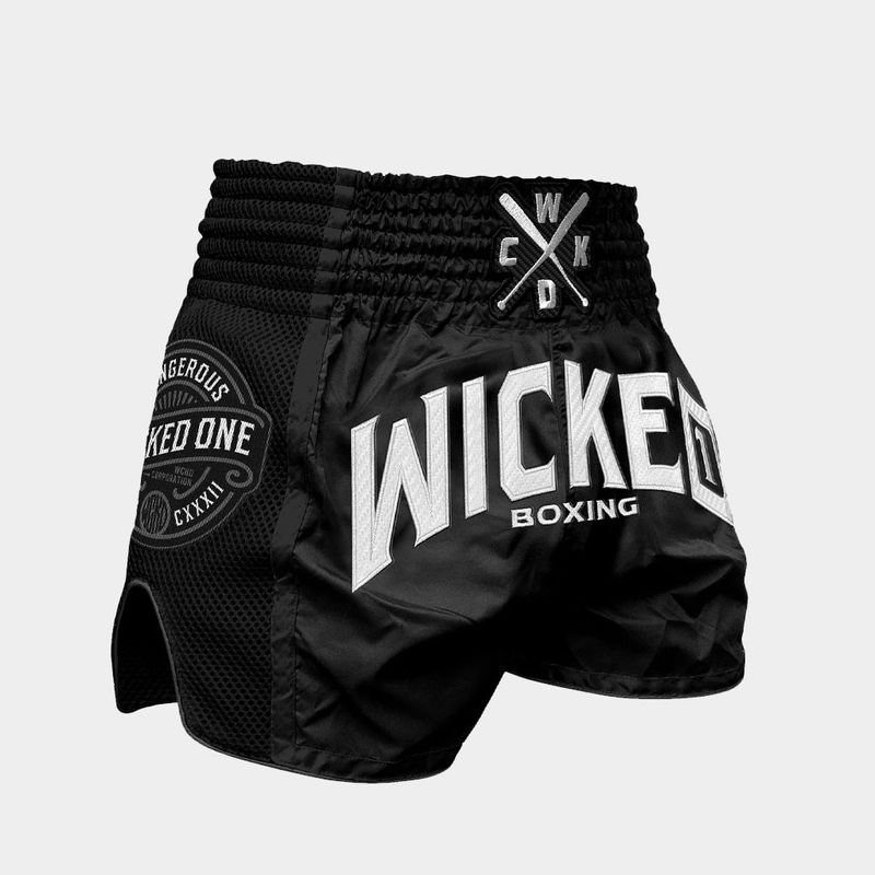 Block Black Thaiboxningsshorts