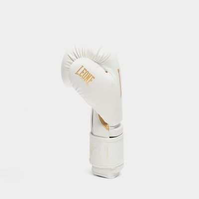 GN059 Boxningshandskar Vit/guld