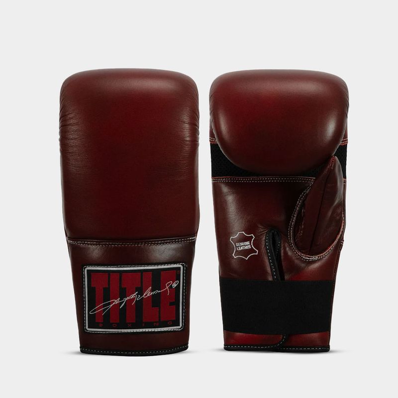 Sugar Ray Leonard Throwback Leather Bag Gloves