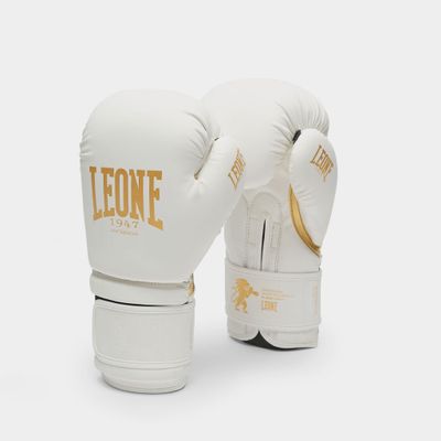 GN059 Boxningshandskar Vit/guld