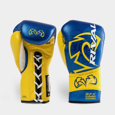 RFX-Guerrero Sparring Gloves P4P Edition Blå/gul
