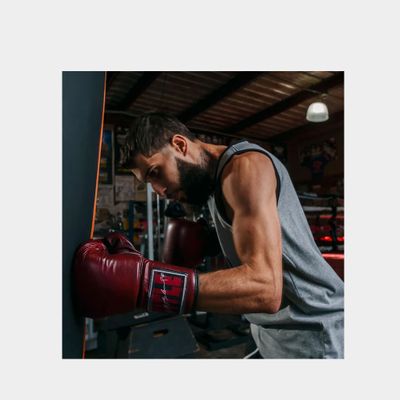 Sugar Ray Leonard Throwback Leather Bag Gloves