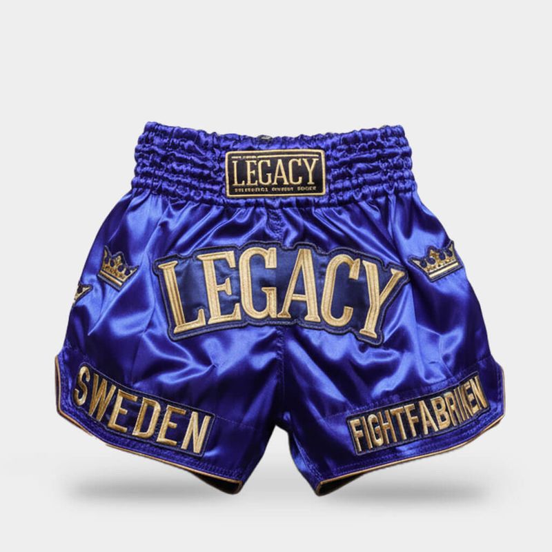 Sweden Muay Thai Shorts Blå