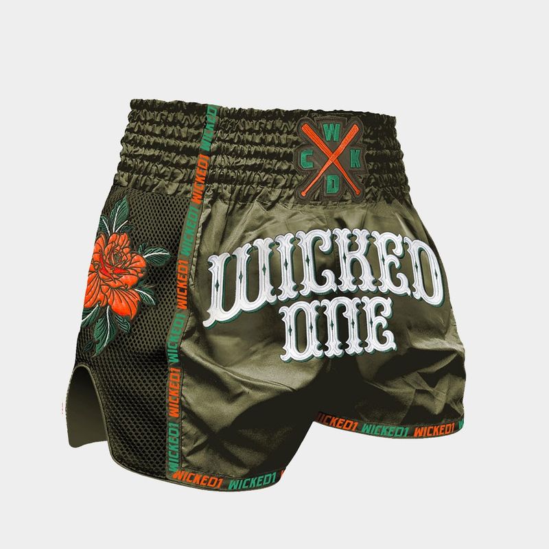 Bandido Olive Thaiboxningsshorts