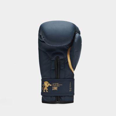 GN059 Boxningshandskar Blå/guld