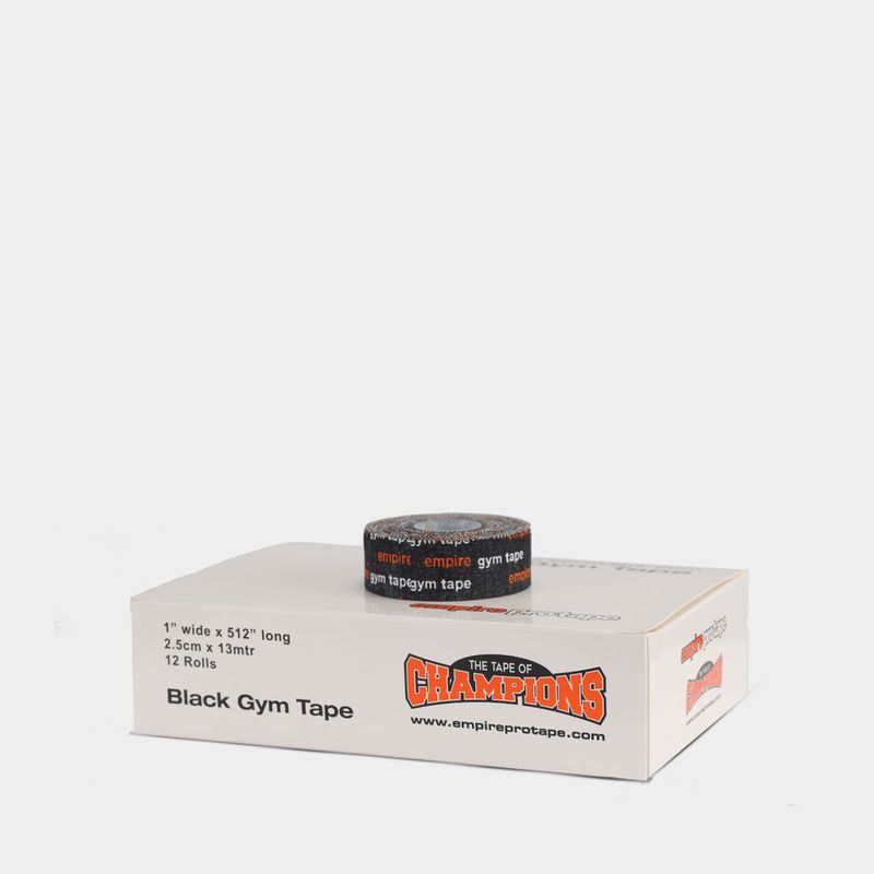 Black Gym Tape 2,5cm x 13m x 12st