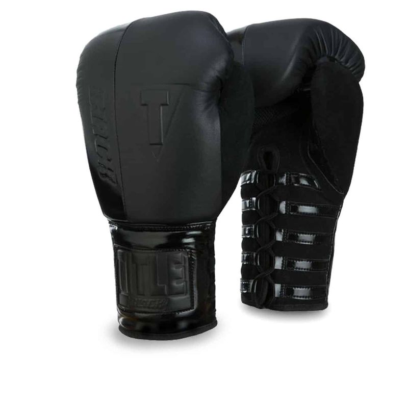 BLACK Blast Lace Training Gloves