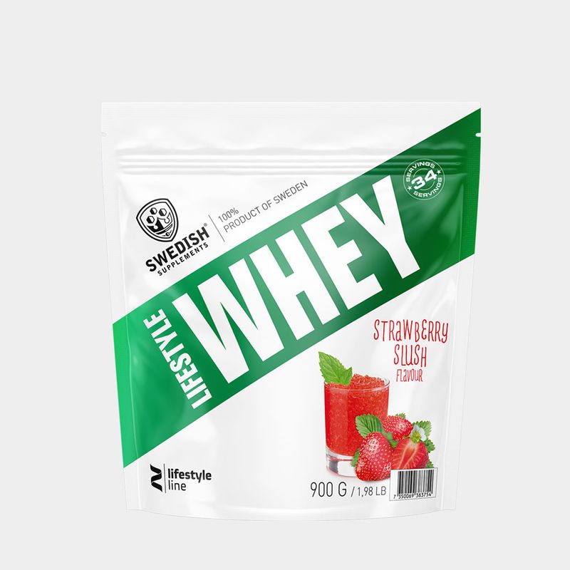 Lifestyle Whey – Jordgubbsslush 900g