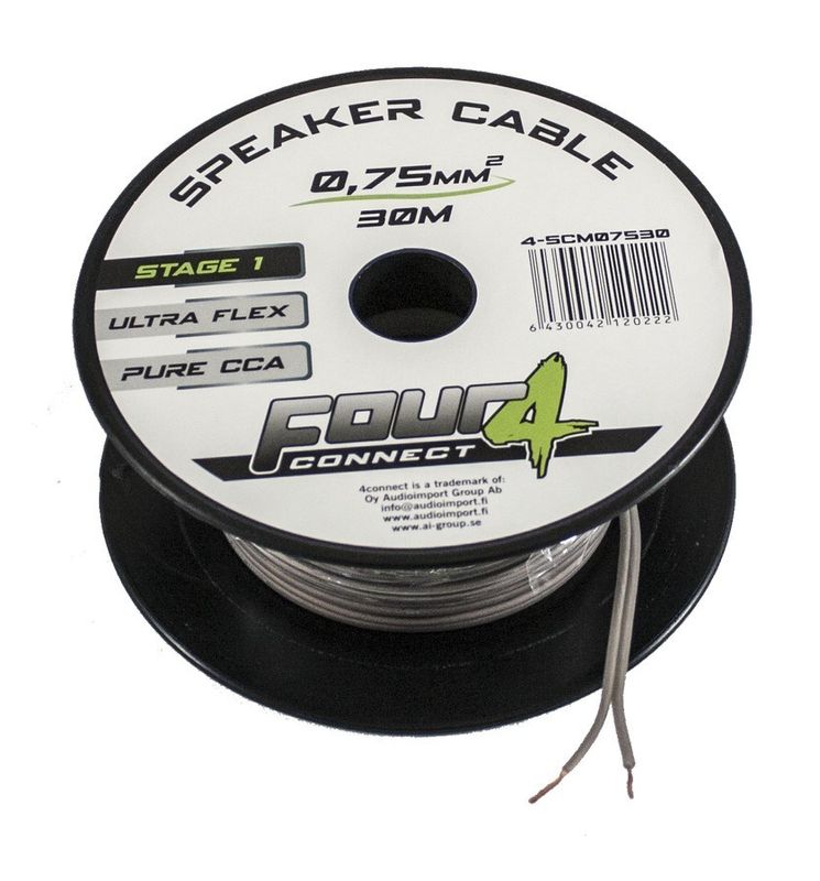 4Connect 4-SCM07530 minispool 2x0.75mm2, 30m