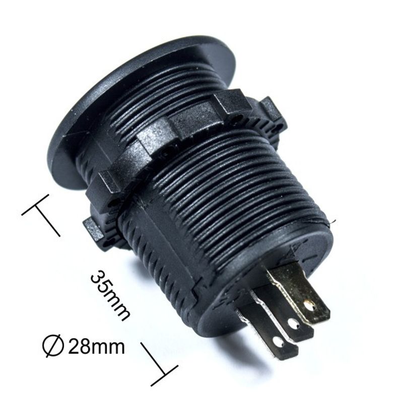 4Connect voltmätare / amperemätare 12/24V