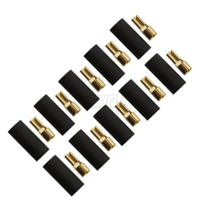 4Connect flat kabelsko 6.0mm², bredd 2.8 mm, svart, 10st
