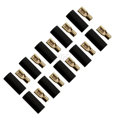 4Connect flat kabelsko 6.0mm², bredd 4.8 mm, svart, 10st
