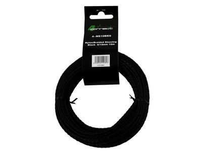 4Connect svart nylon/tygstrumpa 6/12mm 10m