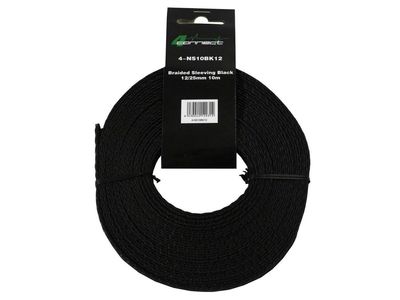 4Connect svart nylon/tygstrumpa 12/25mm 10m