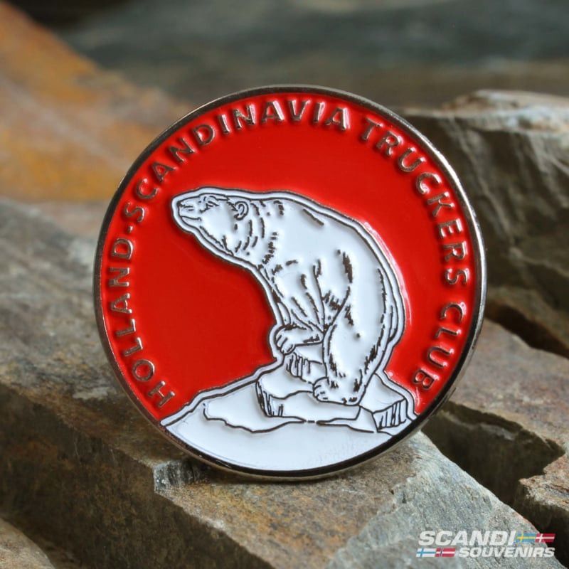 Pin: Holland-Scandinavia Truckers Club (Red)
