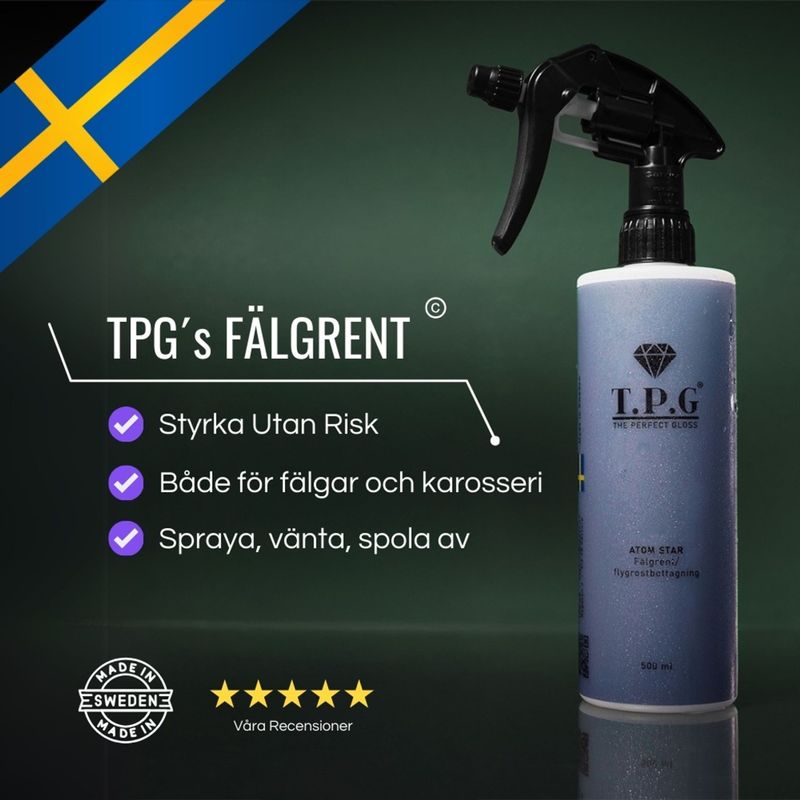 TPG Atom Star - Fälgrent & Flygrostborttagning 500ml