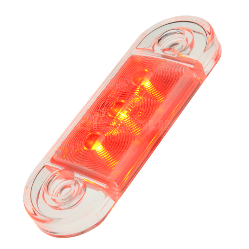 E-märkt, utanpåliggande och supertunn positionslykta