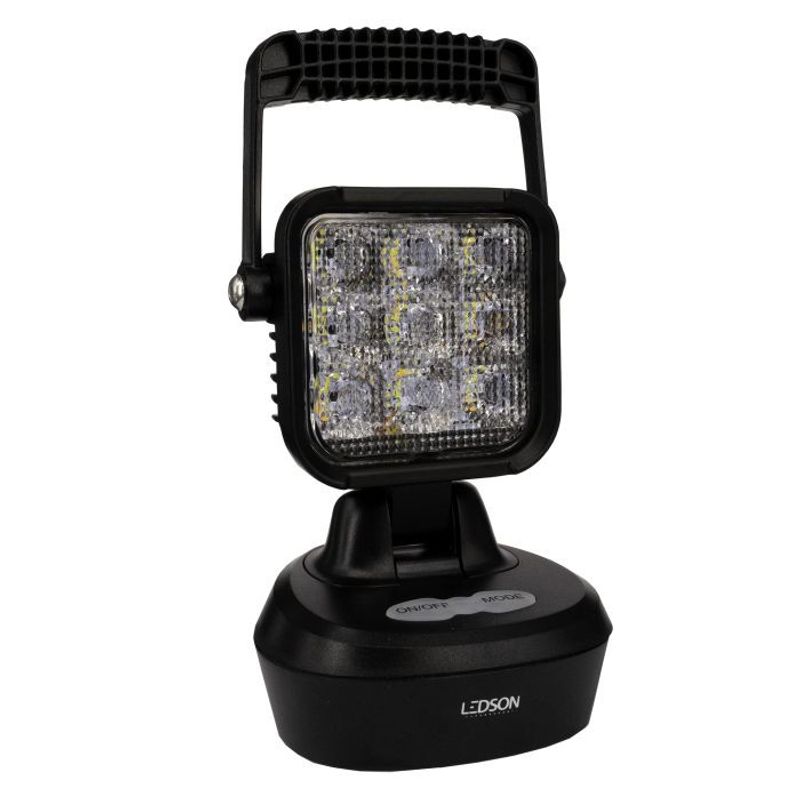 Portabelt arbets- / blixtljus 18W (Uppladdningsbar)