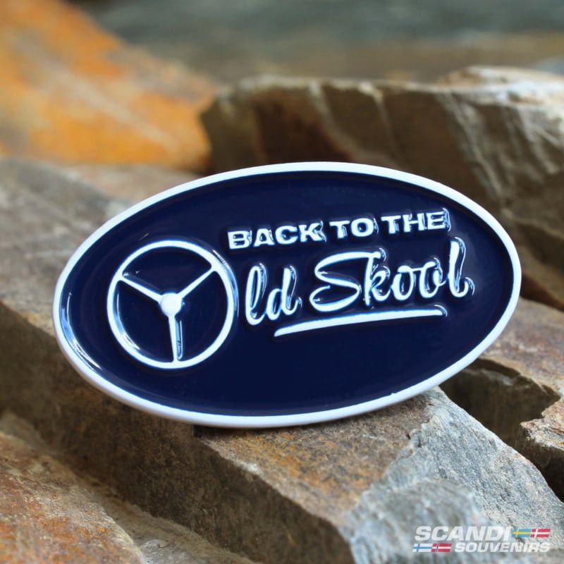 Pin: Back to the Oldskool 3 spaak (Ovaal)