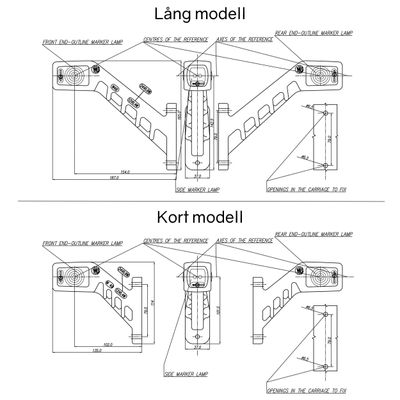 Gummiarm med inbyggd LED (E-märkt, 12-24V)