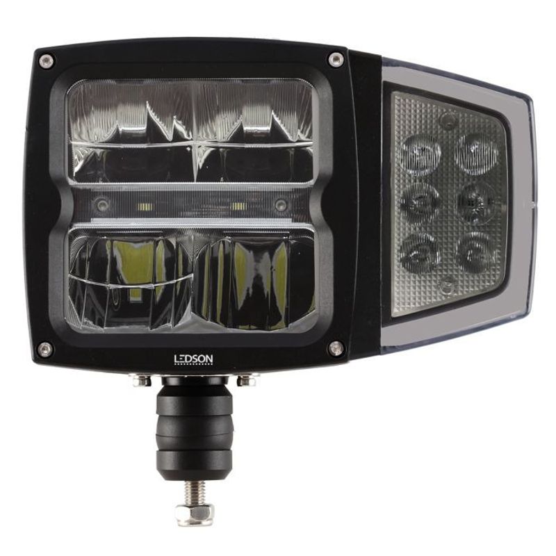 Plogljus LED med hel-, halv-, positionsljus, blinkers (80W, Glas med uppvärmning!)