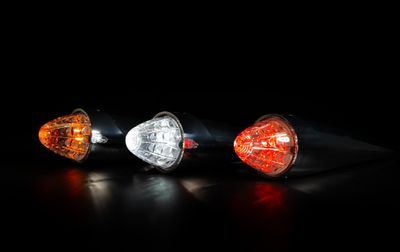 Torpedlampa klart glas (24V, xenonvit, röd eller orange)