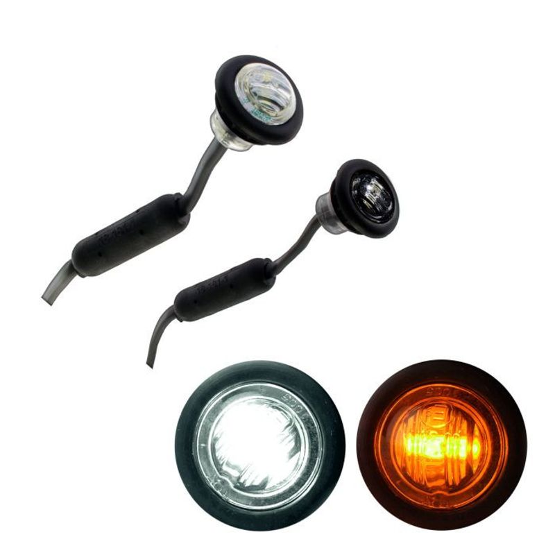 Pearl+ punktbelysning (vit/orange)