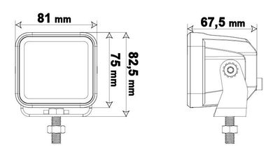 Vega S LED extraljus 40W (Spot)