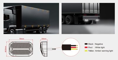 Mini scene light med blixtljus