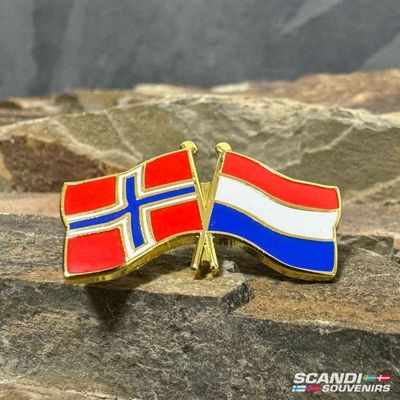 Pin: Flag Norway / Netherlands