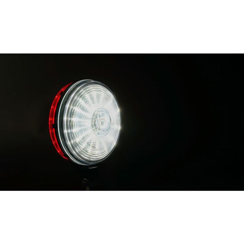 Spansk lampa dubbelsidig (vit & röd)