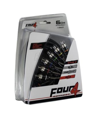 4Connect 4-800257 STAGE2 lågnivåkabel 5.5m, 6kanal