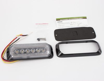 Blixtljus med Halo-ring som positionsljus (E-märkt: R65, R10, R91)